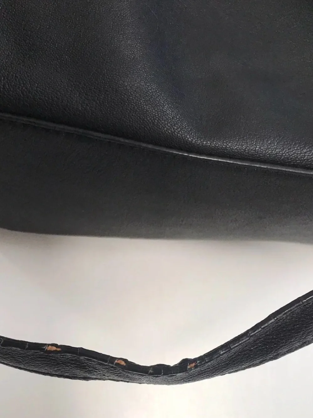 Michael Kors Black Hamilton Leather medium Satchal Tote with Rose Gold hardware